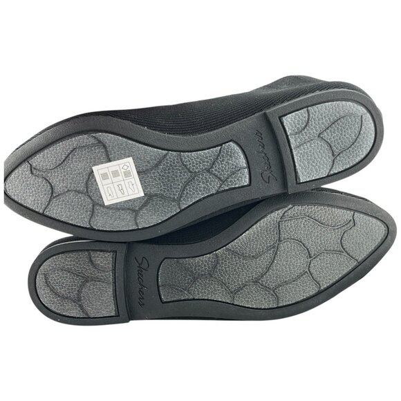 Skechers‎ Cleo Bewitch Women's Flats Black 6.5 NWOB Memory Foam Stretch Knit - Picture 10 of 10
